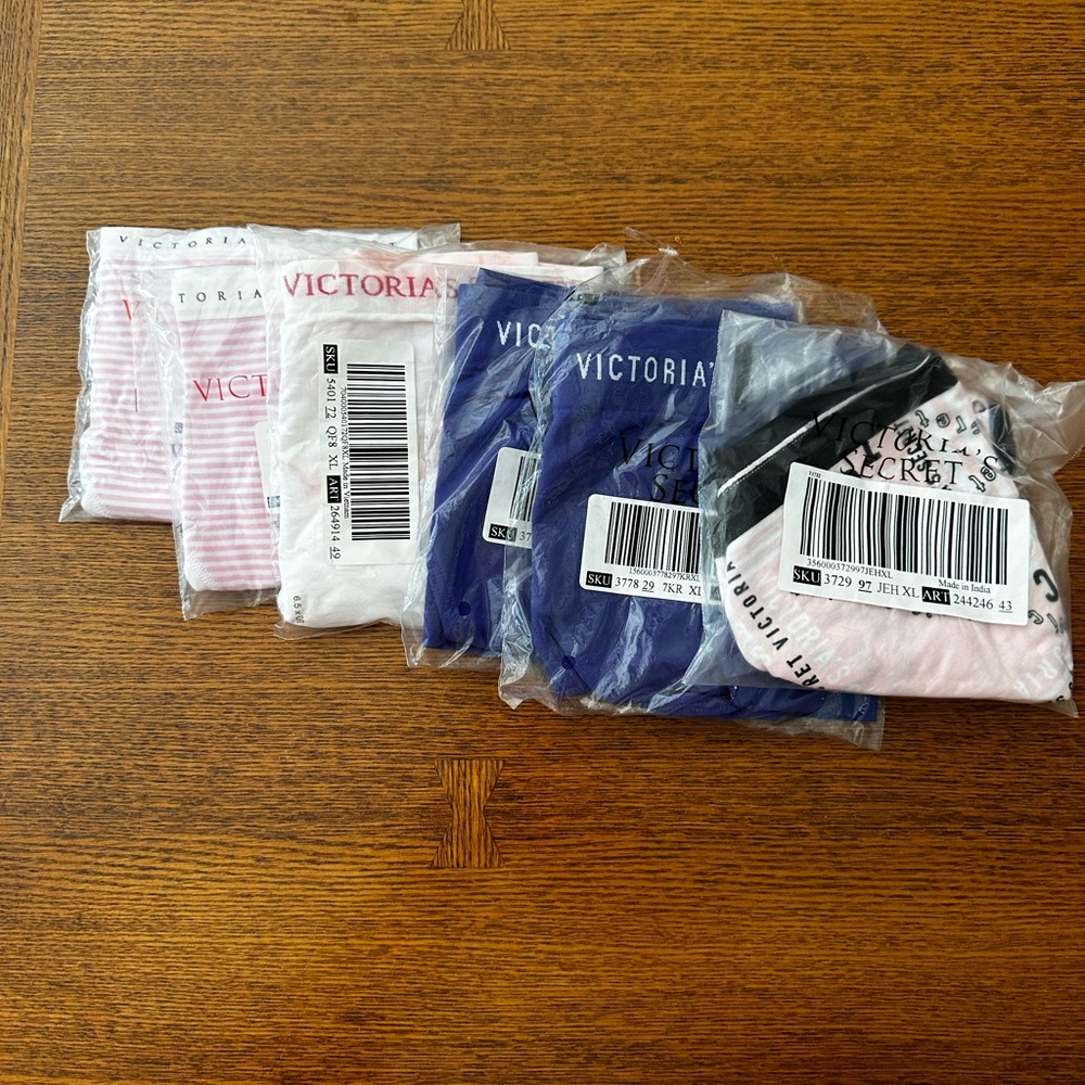 Victoria’s Secret Lot of 6 high leg briefs in size extra large, NEW